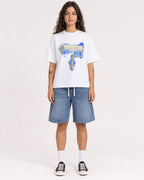 Mockup Boxy Heavyweight Tee White female full-body 06