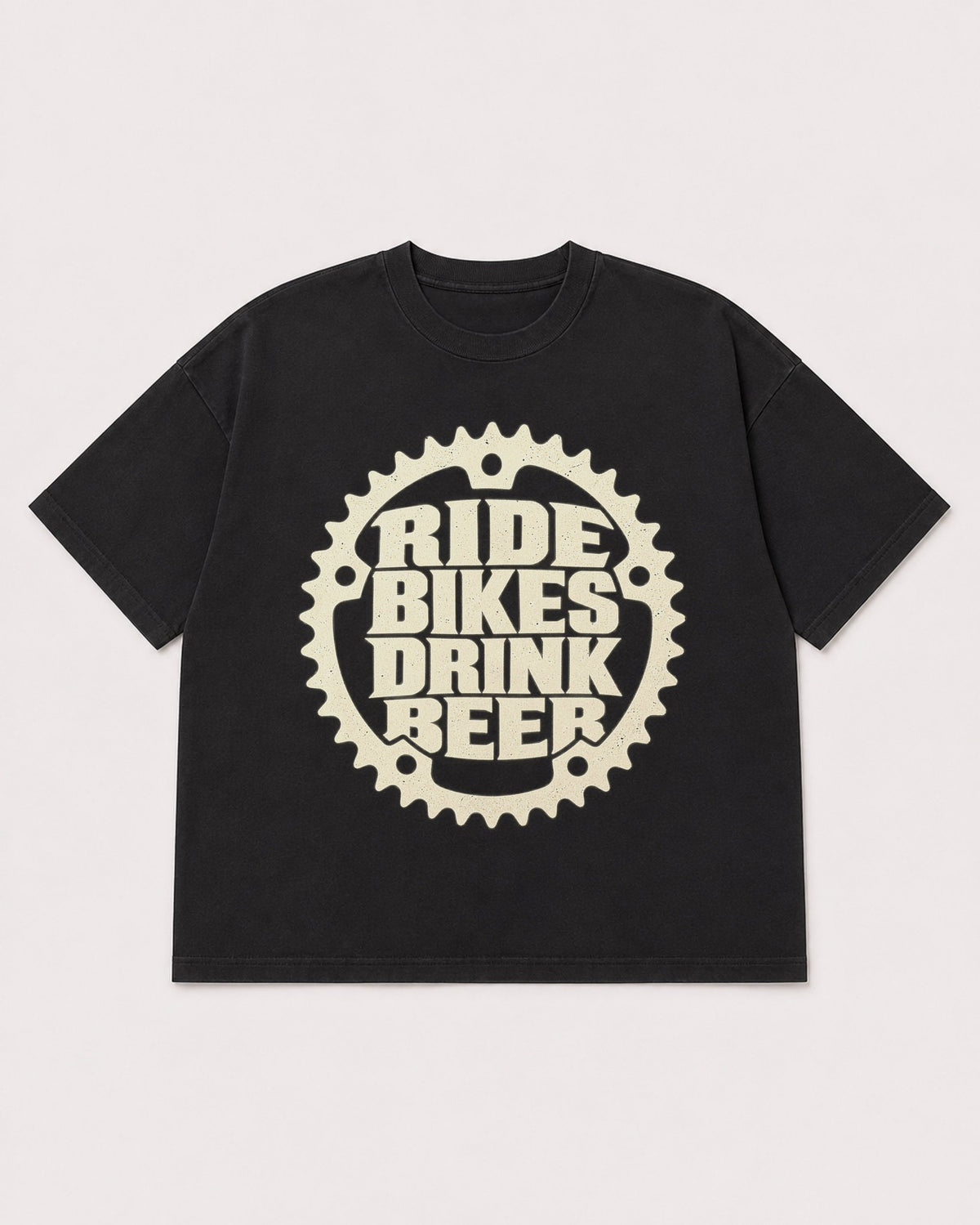 Mockup Boxy Heavyweight Tee Black product