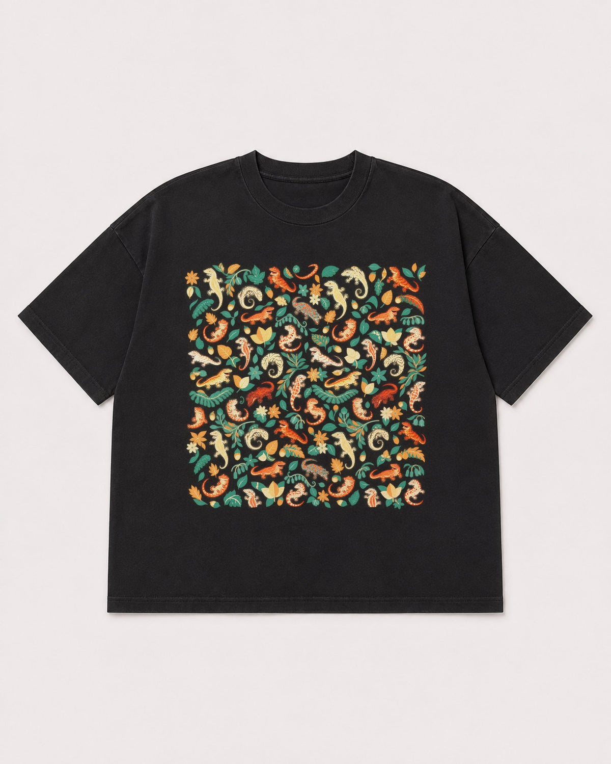 Mockup Boxy Heavyweight Tee Black product