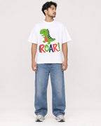 Mockup Boxy Heavyweight Tee White male full-body 02