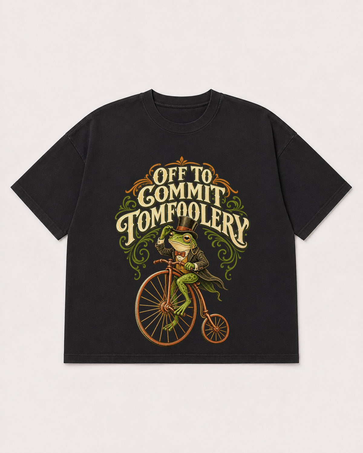 Mockup Boxy Heavyweight Tee Black product