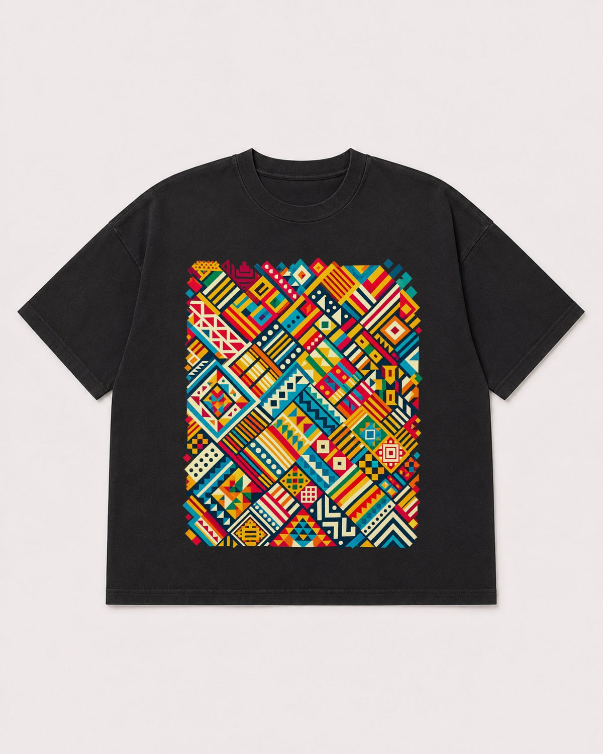Mockup Boxy Heavyweight Tee Black product