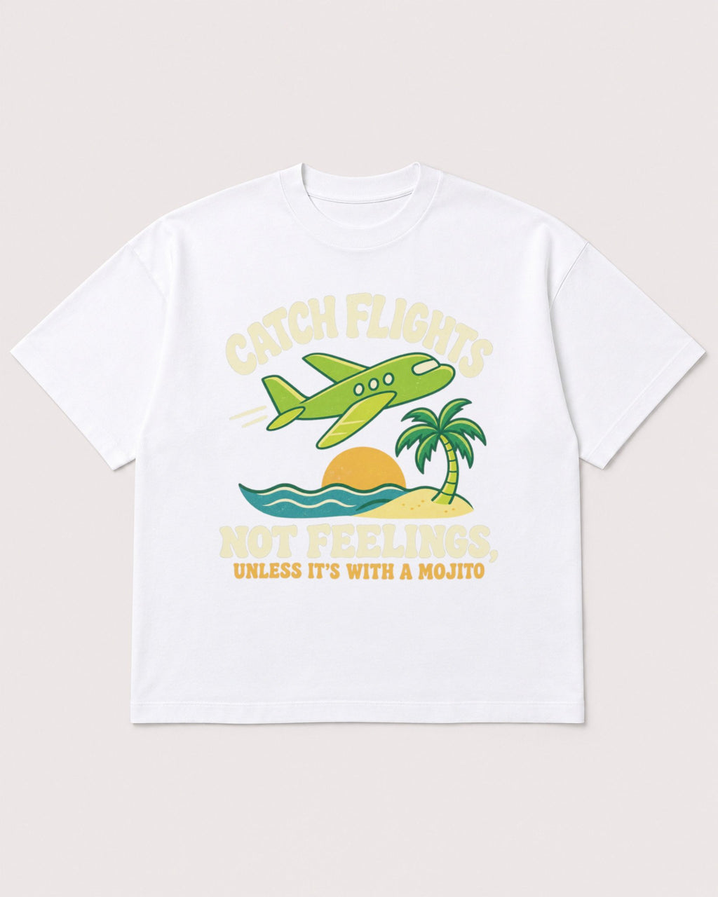 Mockup Boxy Heavyweight Tee White product