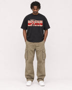 Mockup Boxy Heavyweight Tee Black male full-body 04
