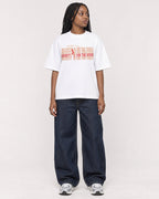 Mockup Boxy Heavyweight Tee White female full-body 04