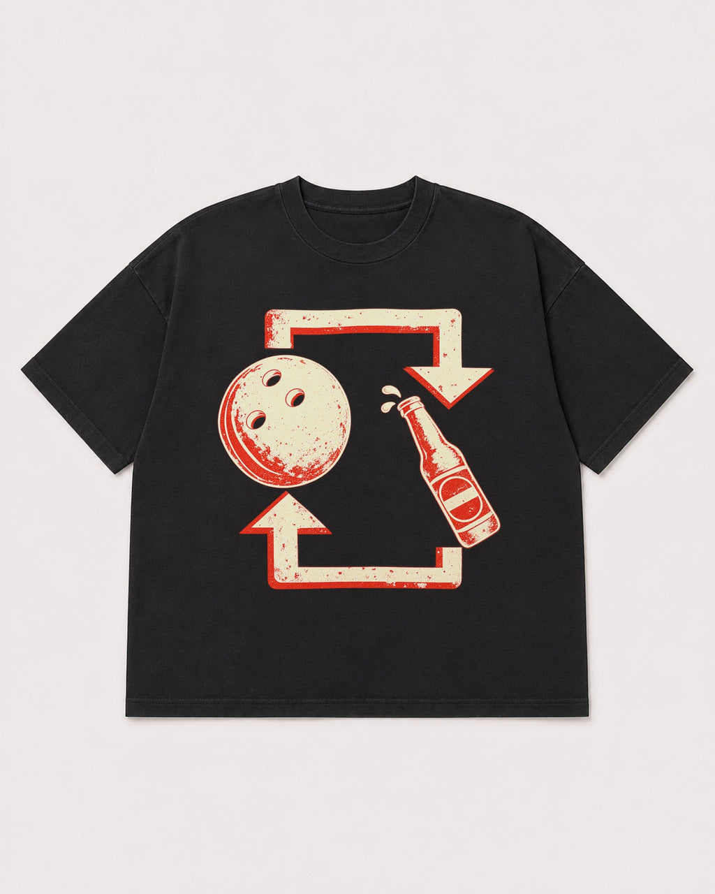 Mockup Boxy Heavyweight Tee Black product