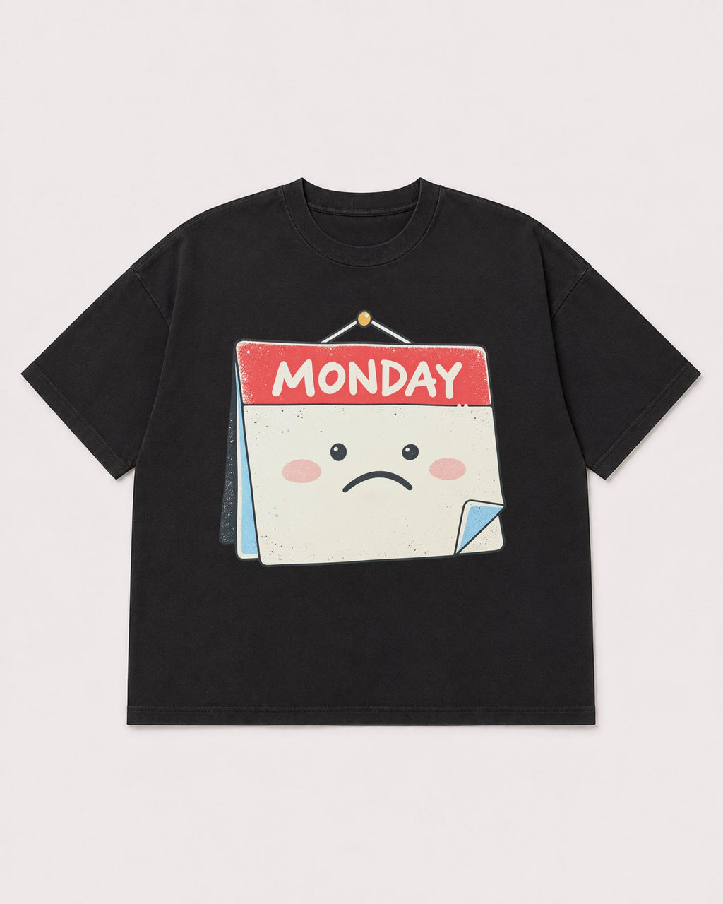 Mockup Boxy Heavyweight Tee Black product