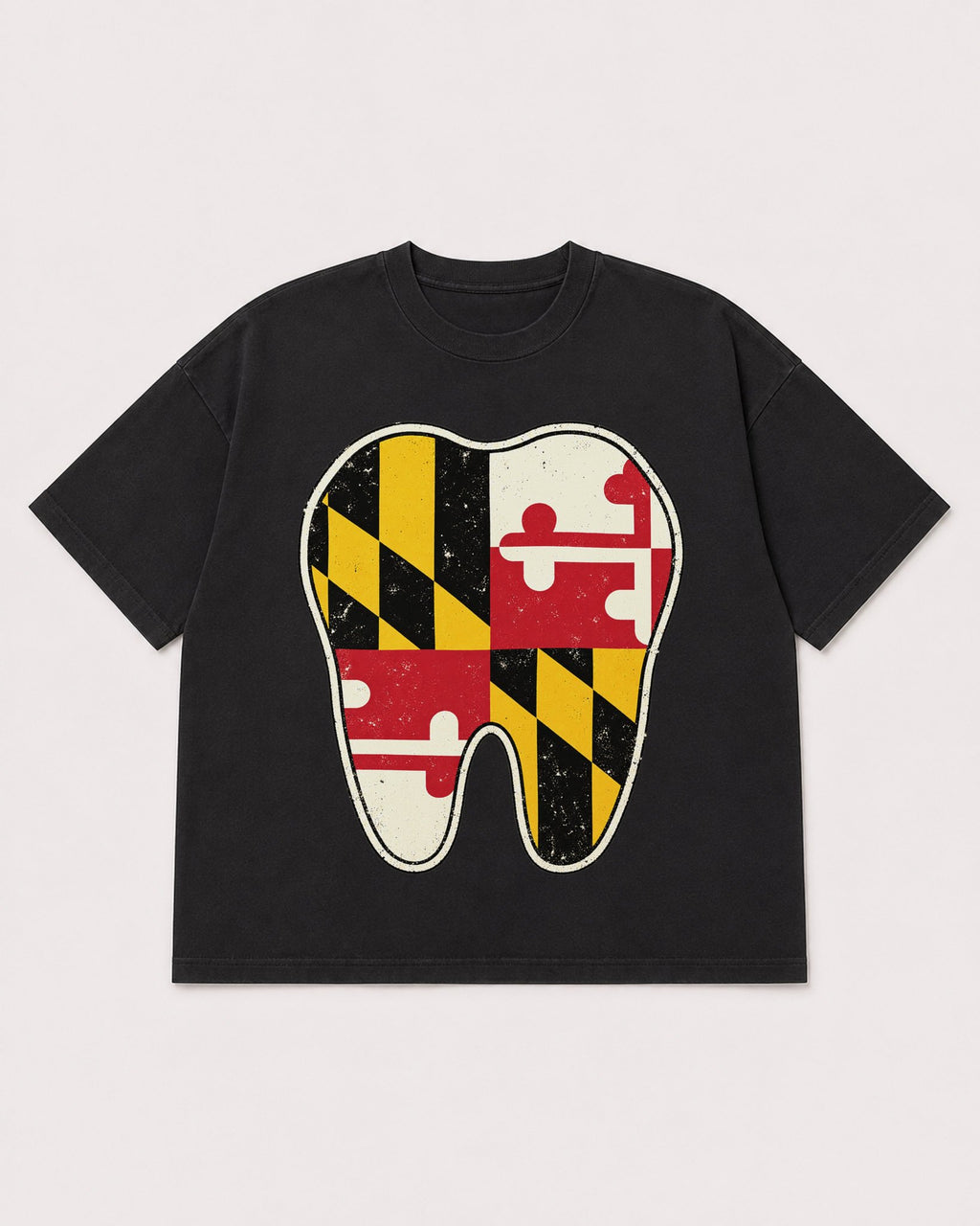 Mockup Boxy Heavyweight Tee Black product