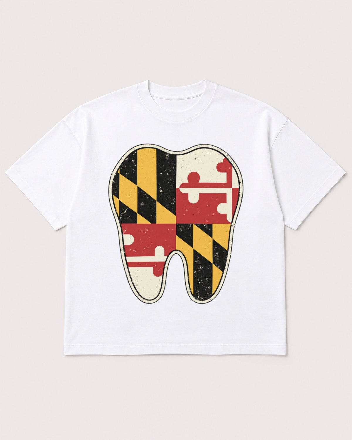 Mockup Boxy Heavyweight Tee White product
