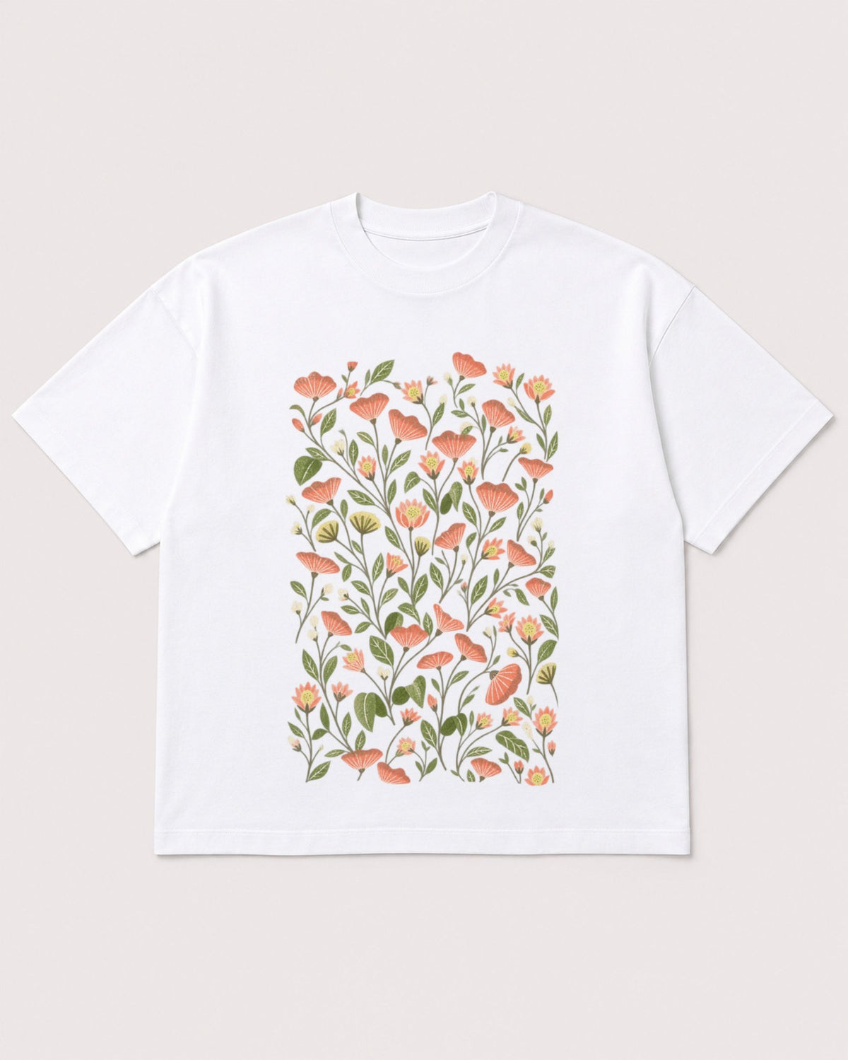 Mockup Boxy Heavyweight Tee White product
