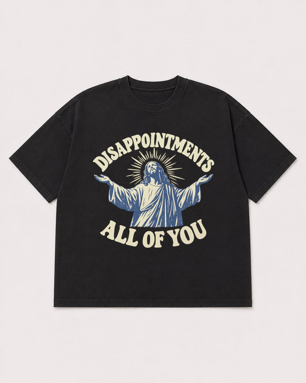Mockup Boxy Heavyweight Tee Black product