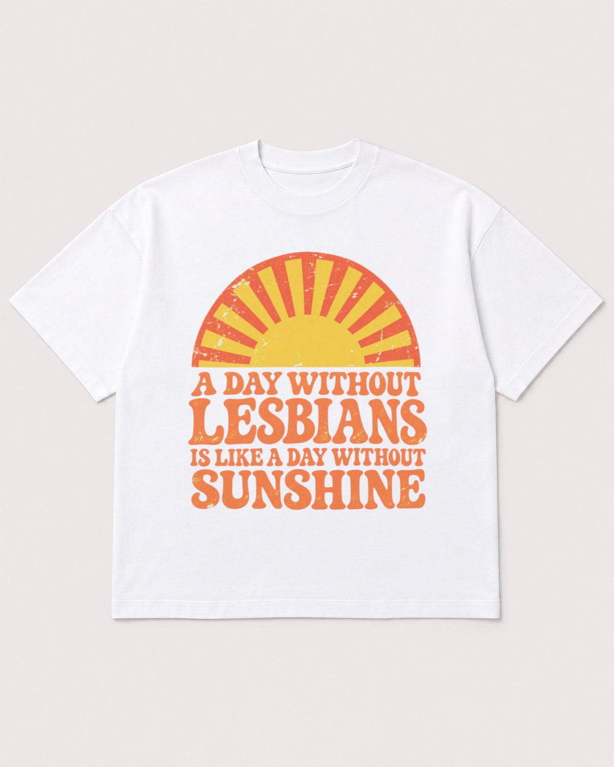Mockup Boxy Heavyweight Tee White product