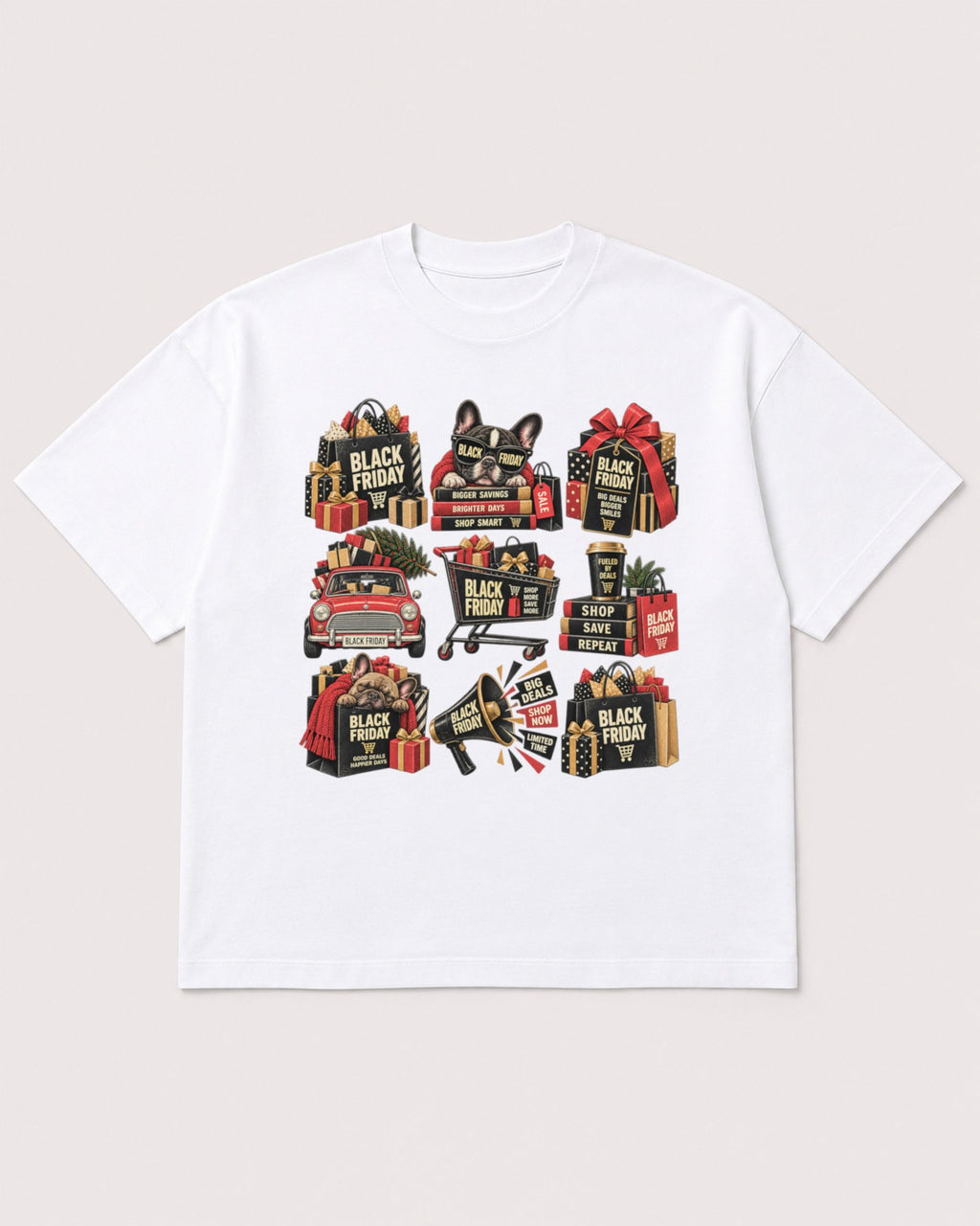 Mockup Boxy Heavyweight Tee White product