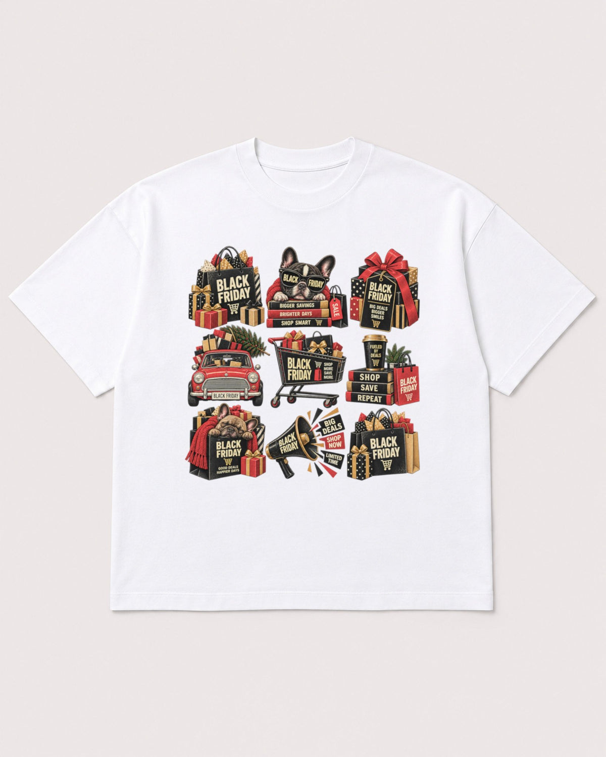 Mockup Boxy Heavyweight Tee White product