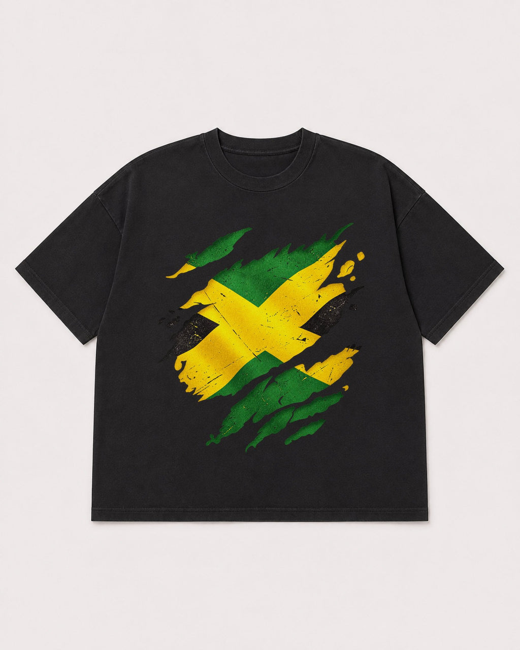 Mockup Boxy Heavyweight Tee Black product