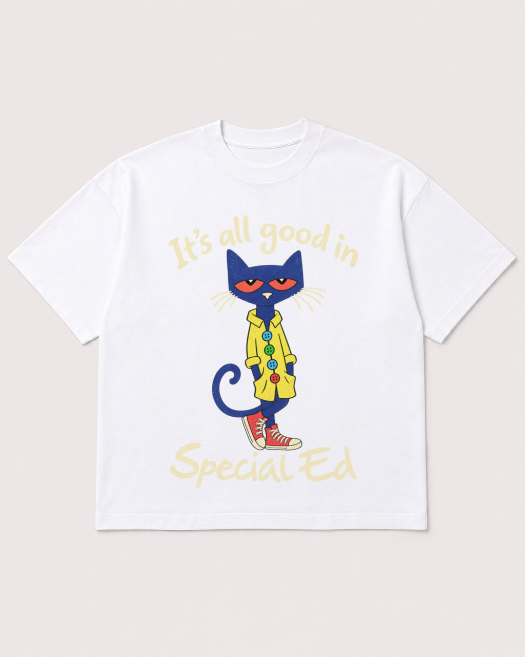 Mockup Boxy Heavyweight Tee White product