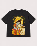 Mockup Boxy Heavyweight Tee Black product