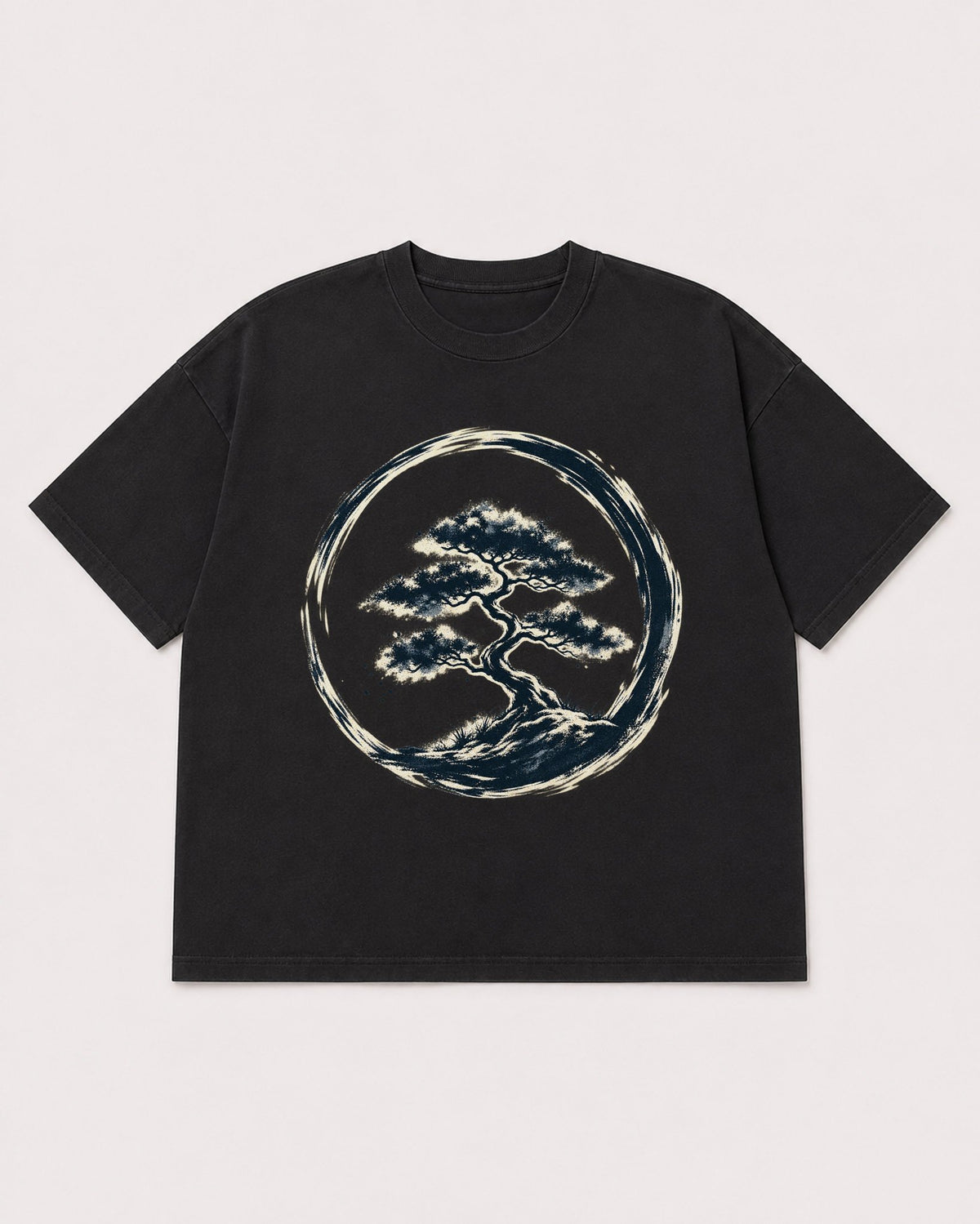 Mockup Boxy Heavyweight Tee Black product
