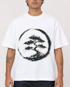Mockup Boxy Heavyweight Tee White male close-up 06