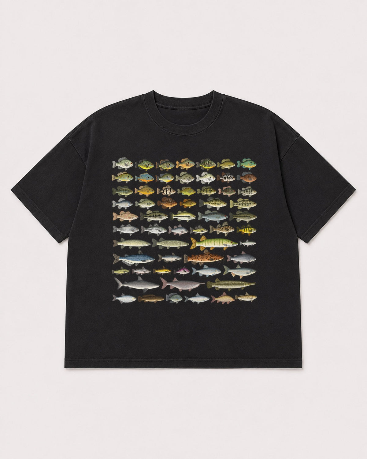 Mockup Boxy Heavyweight Tee Black product