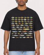 Mockup Boxy Heavyweight Tee Black male close-up 05
