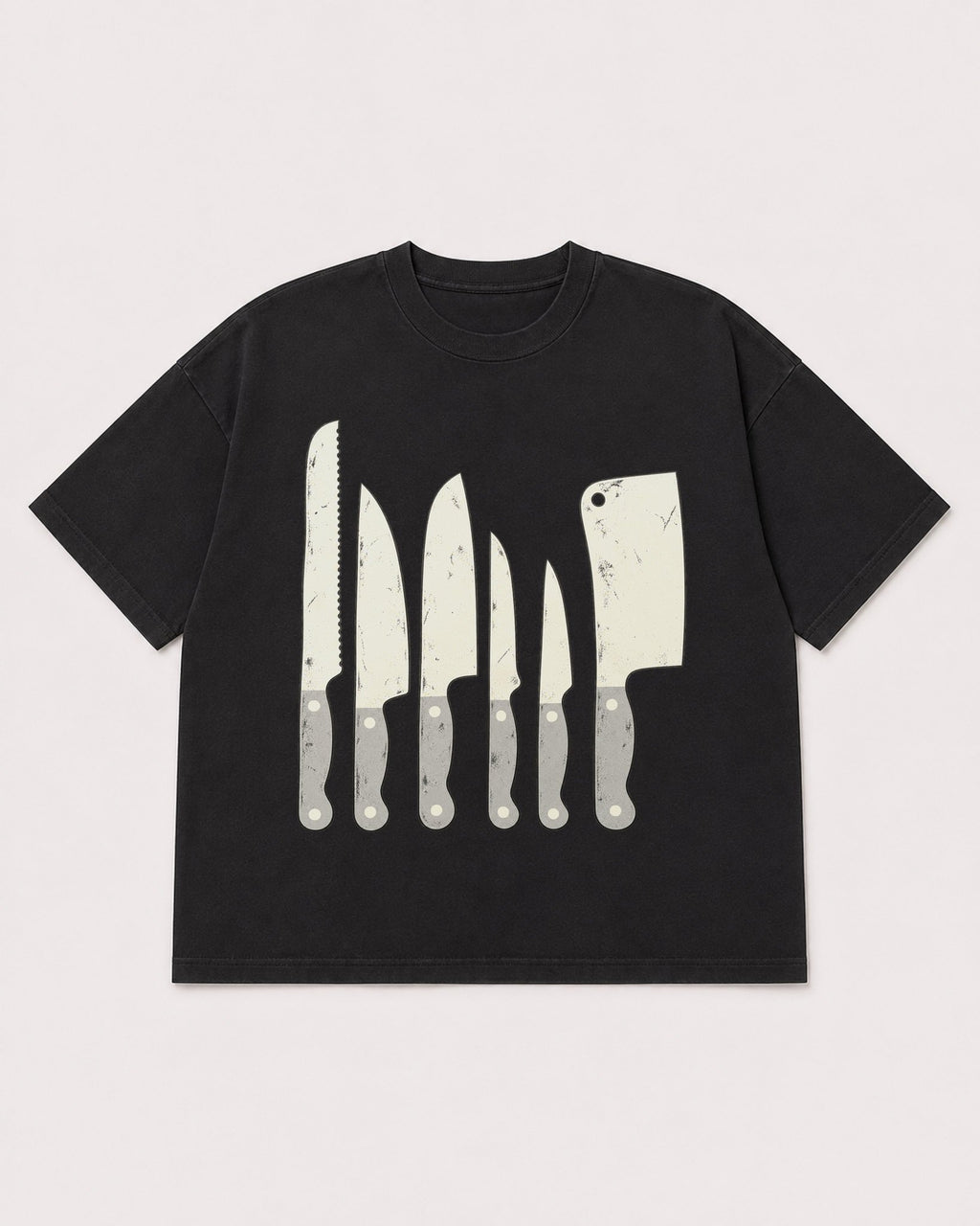 Mockup Boxy Heavyweight Tee Black product