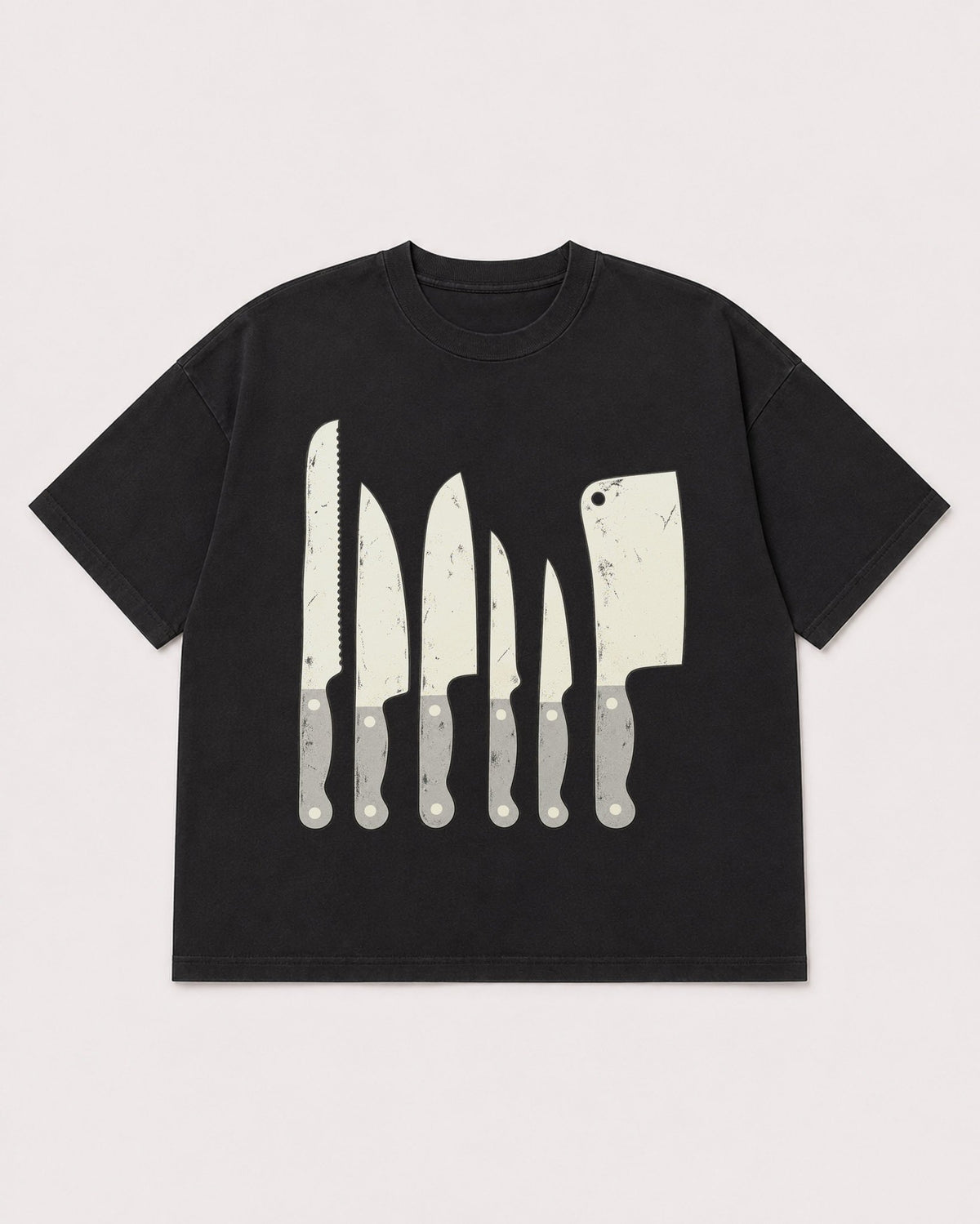 Mockup Boxy Heavyweight Tee Black product