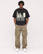 Mockup Boxy Heavyweight Tee Black male full-body 04