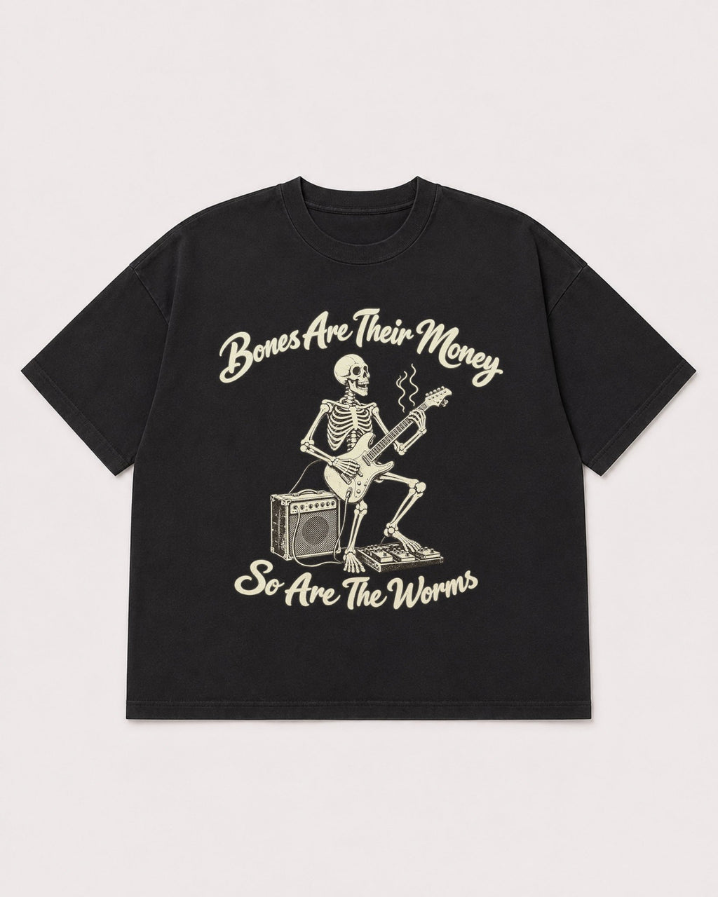 Mockup Boxy Heavyweight Tee Black product