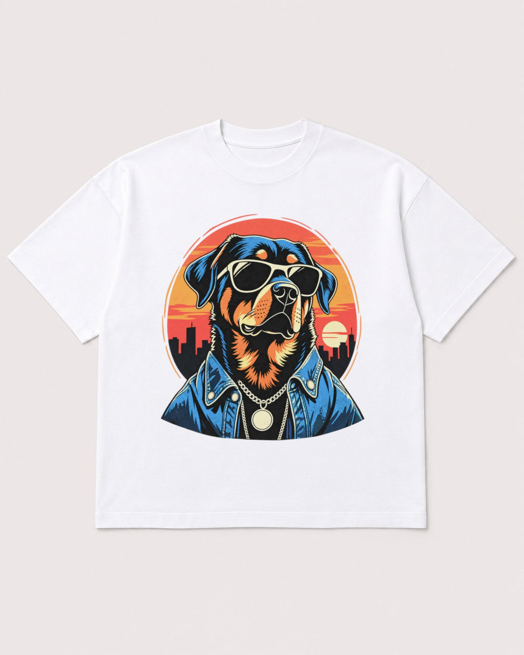 Mockup Boxy Heavyweight Tee White product