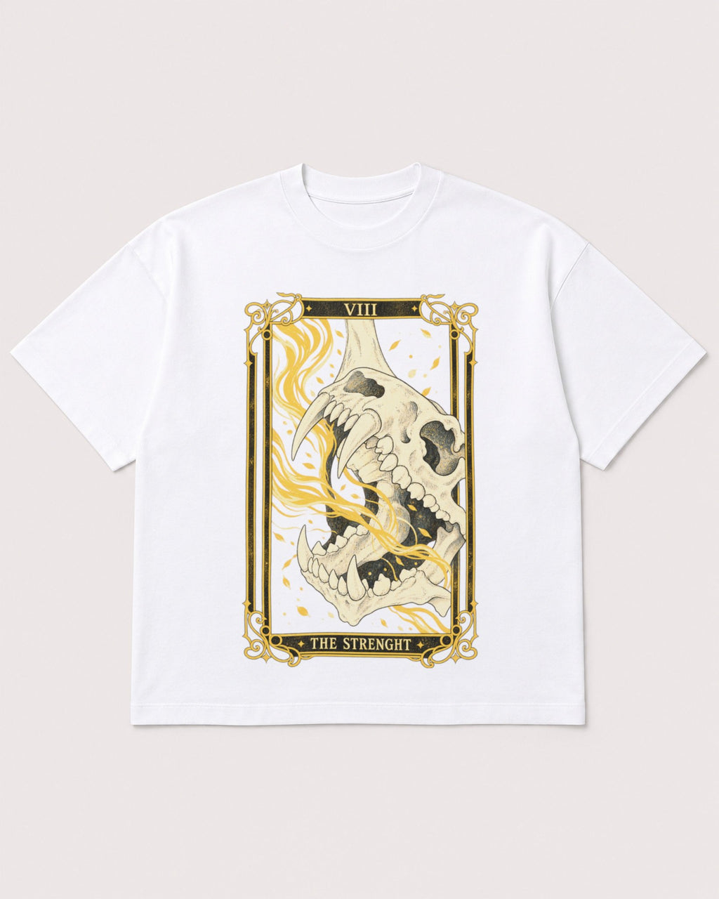 Mockup Boxy Heavyweight Tee White product