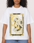 Mockup Boxy Heavyweight Tee White female close-up 05