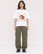 Mockup Boxy Heavyweight Tee White female full-body 02