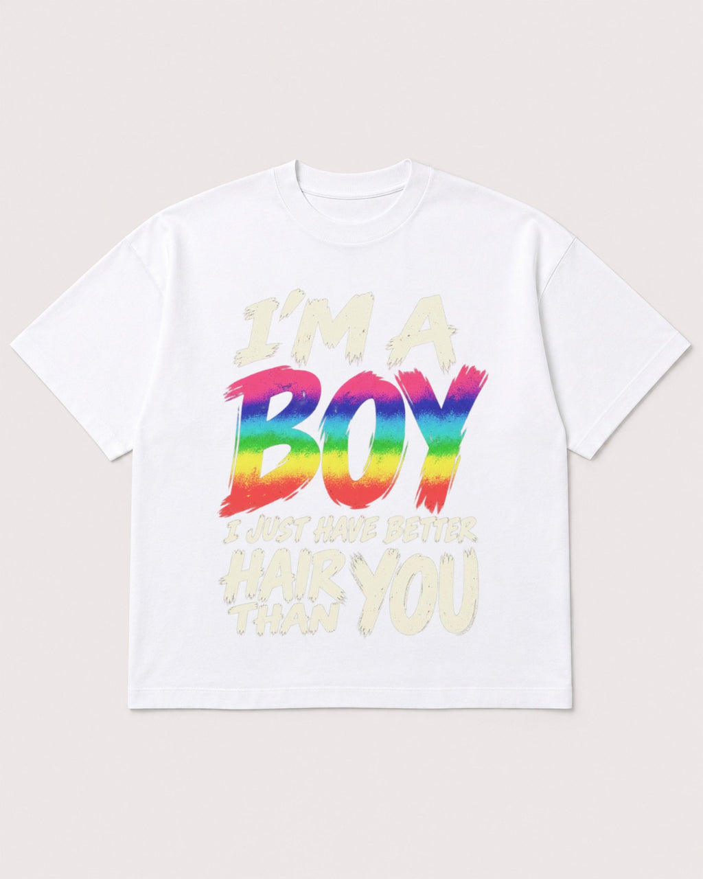 Mockup Boxy Heavyweight Tee White product