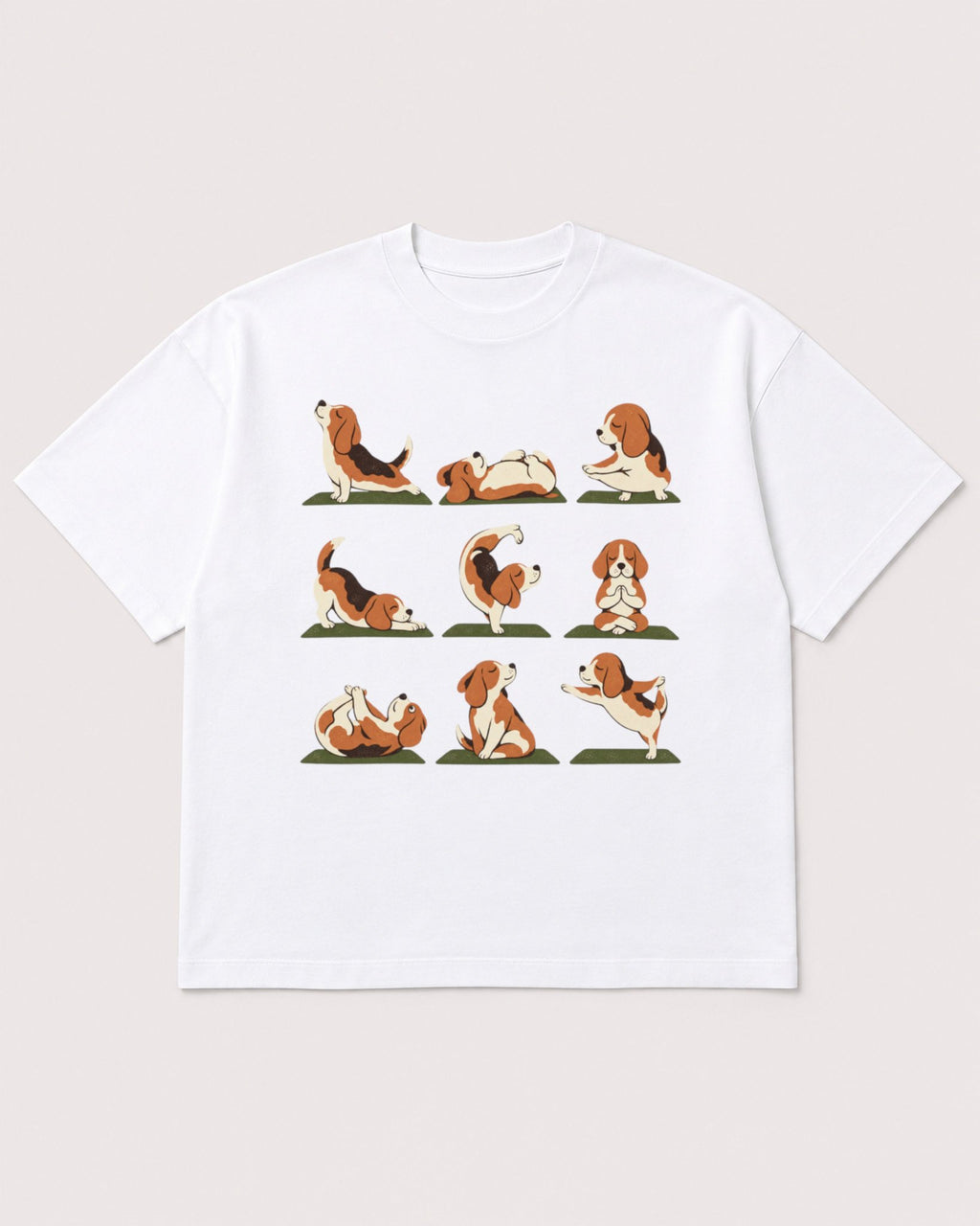Mockup Boxy Heavyweight Tee White product