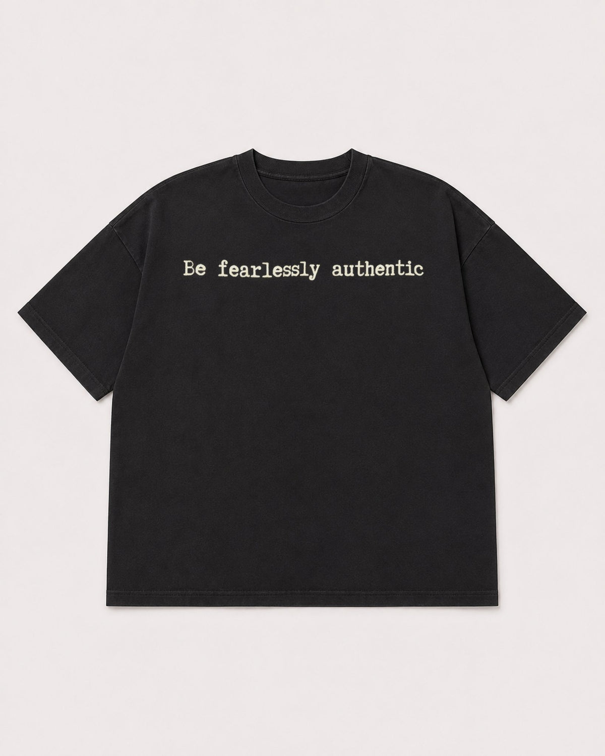 Mockup Boxy Heavyweight Tee Black product