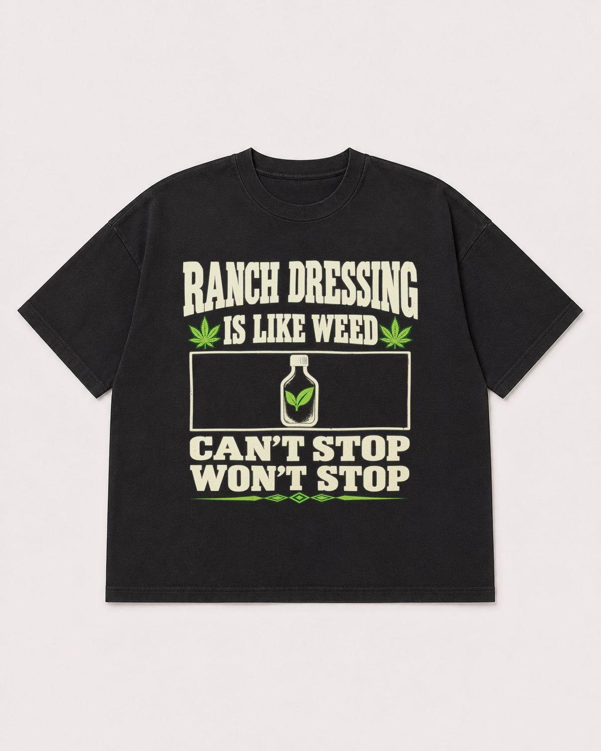 Mockup Boxy Heavyweight Tee Black product