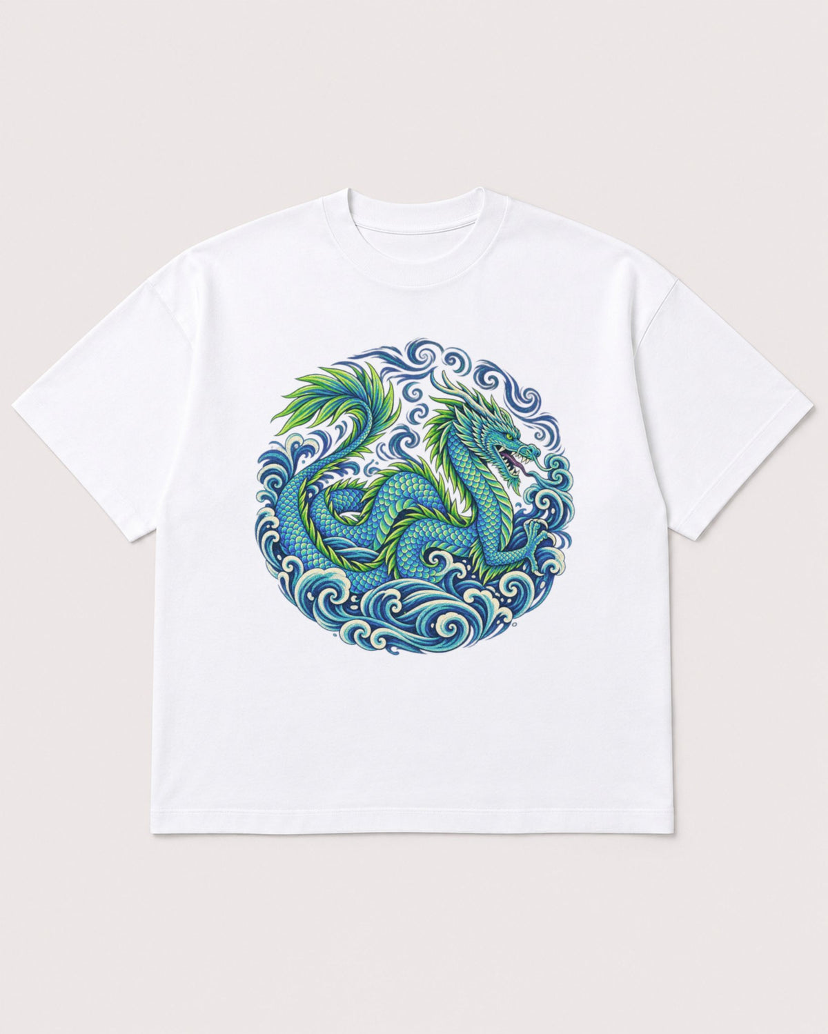 Mockup Boxy Heavyweight Tee White product