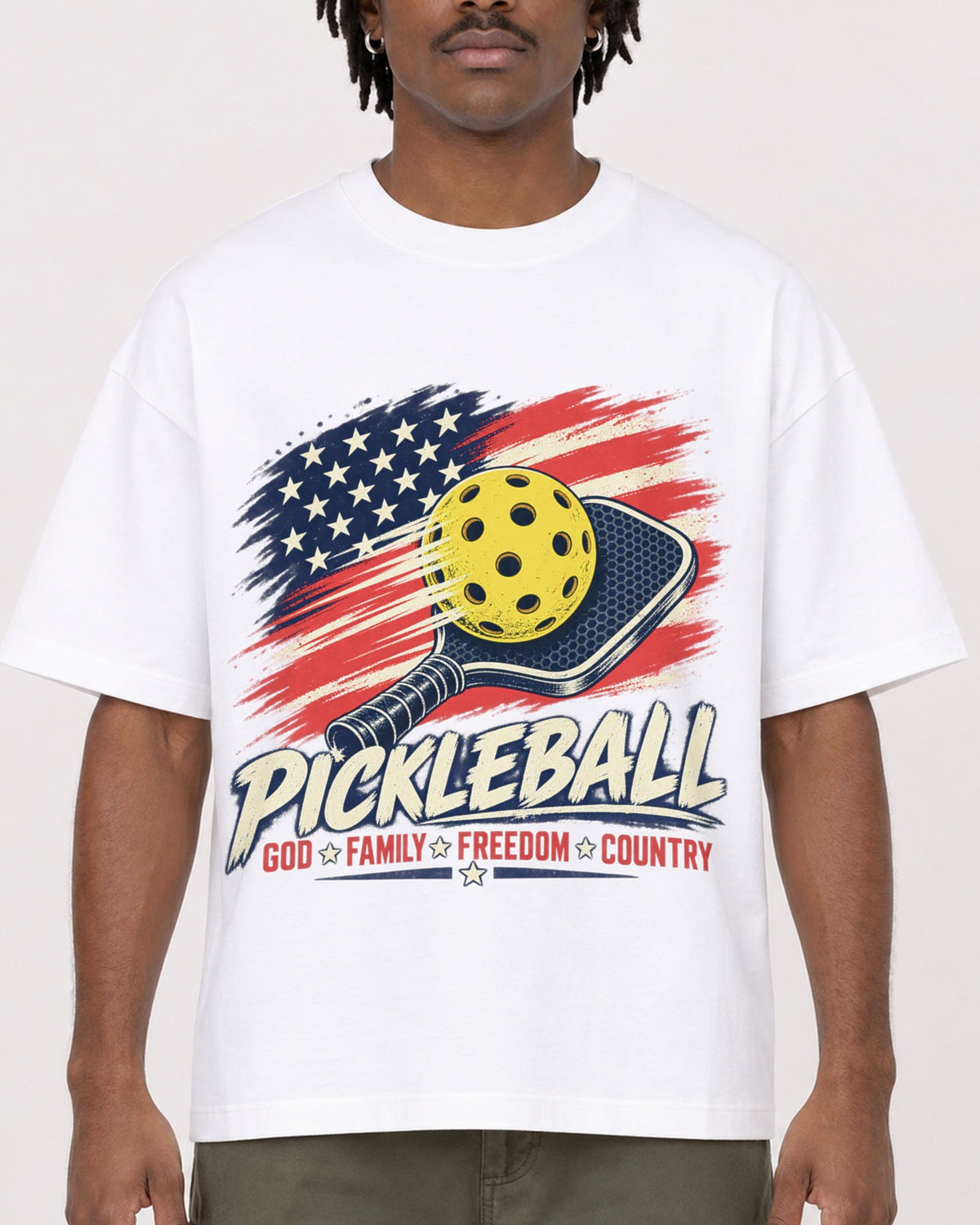 Mockup Boxy Heavyweight Tee White male close-up 04