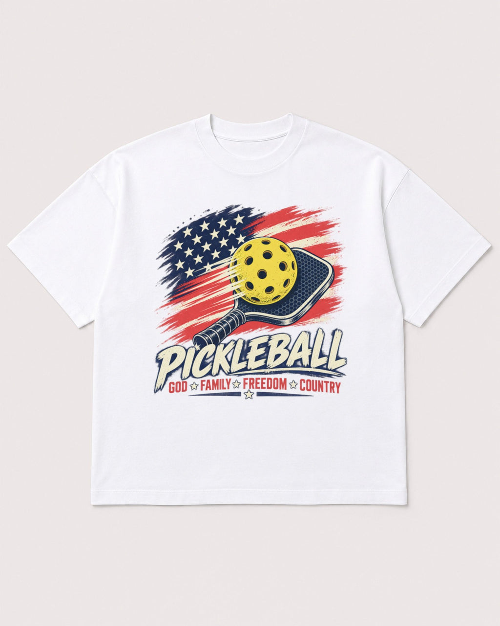 Mockup Boxy Heavyweight Tee White product