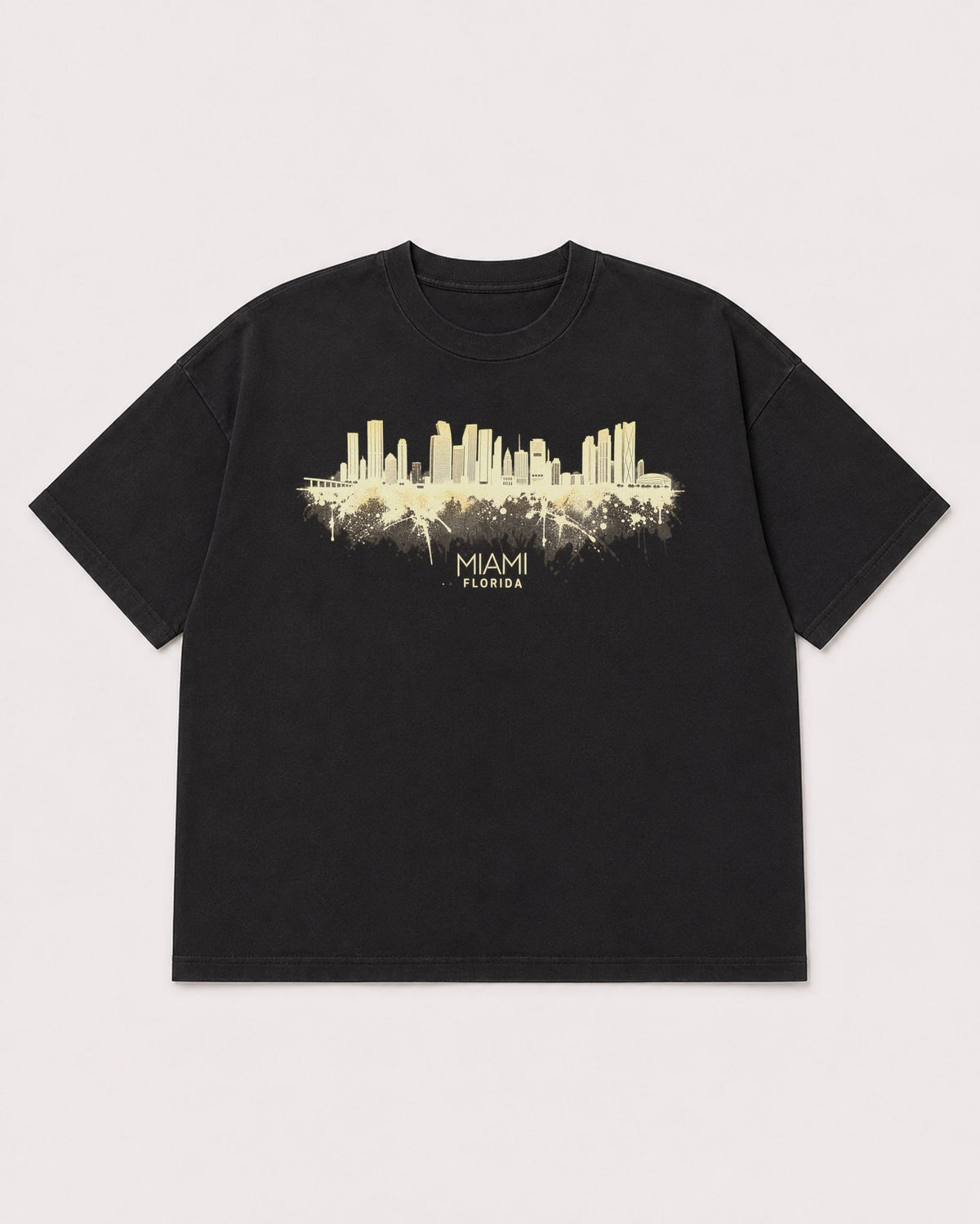 Mockup Boxy Heavyweight Tee Black product