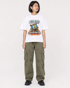 Mockup Boxy Heavyweight Tee White female full-body 32