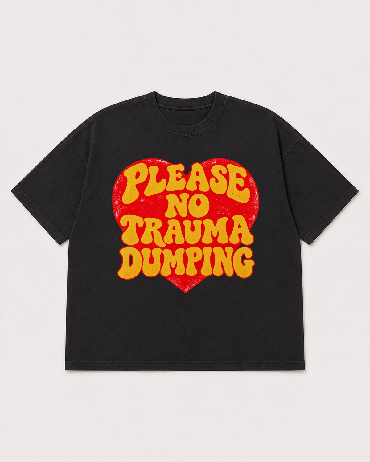 Mockup Boxy Heavyweight Tee Black product