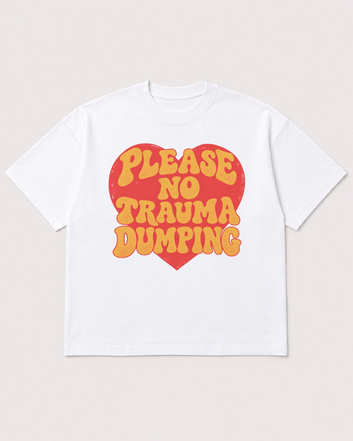 Mockup Boxy Heavyweight Tee White product