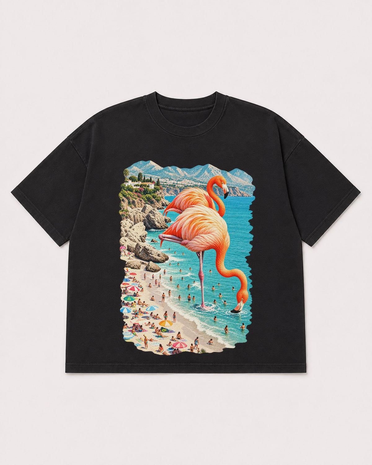 Mockup Boxy Heavyweight Tee Black product