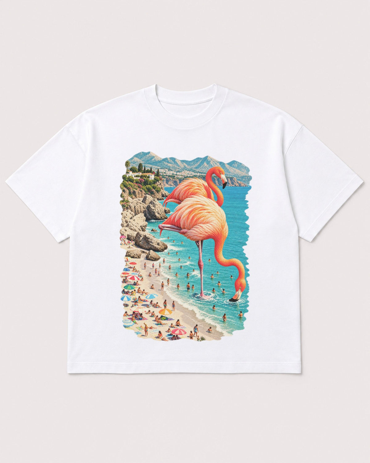 Mockup Boxy Heavyweight Tee White product