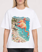 Mockup Boxy Heavyweight Tee White female close-up 08