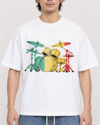 Mockup Boxy Heavyweight Tee White male close-up 03