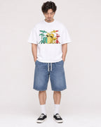 Mockup Boxy Heavyweight Tee White male full-body 03