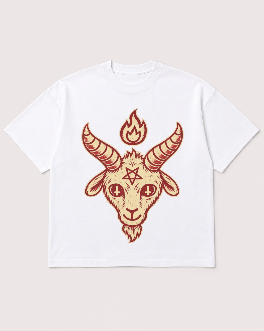 Mockup Boxy Heavyweight Tee White product